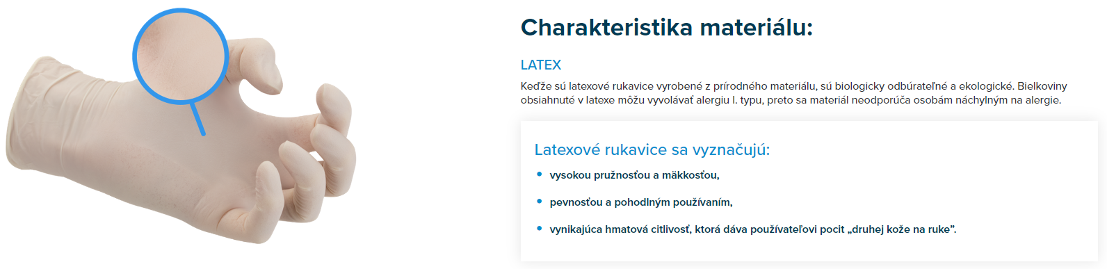 SK Latex materiál